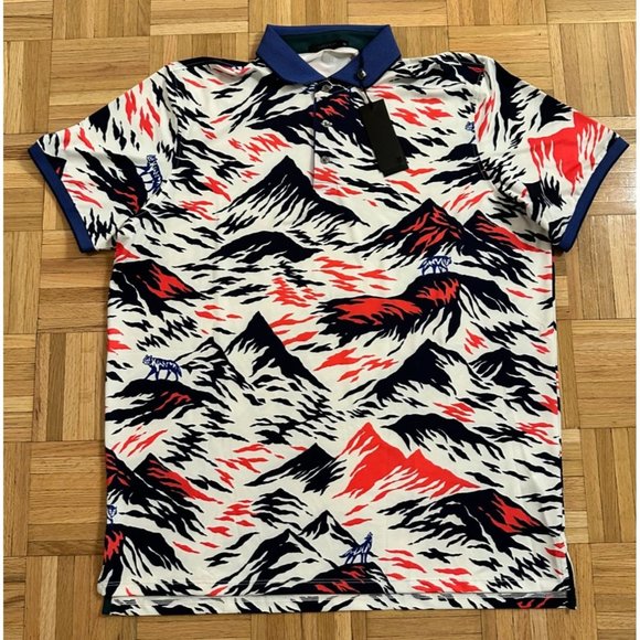Greyson Other - New Greyson Peace Maker Golf Polo Shirt Mens XL Jungle Theme Print Performance